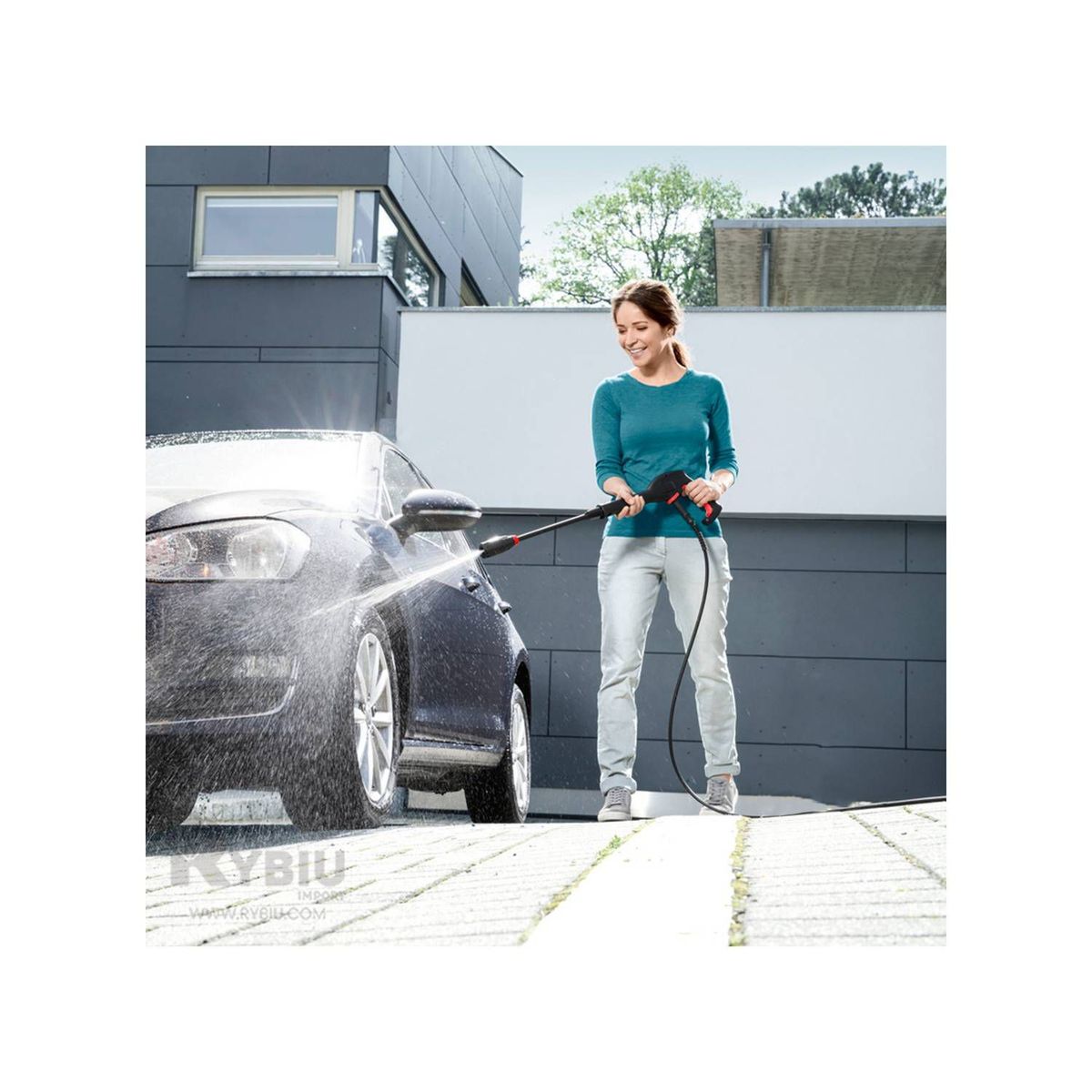 GENERICO - Maquina de Lavado de Autos Portatil y de Alta Presion 126VT