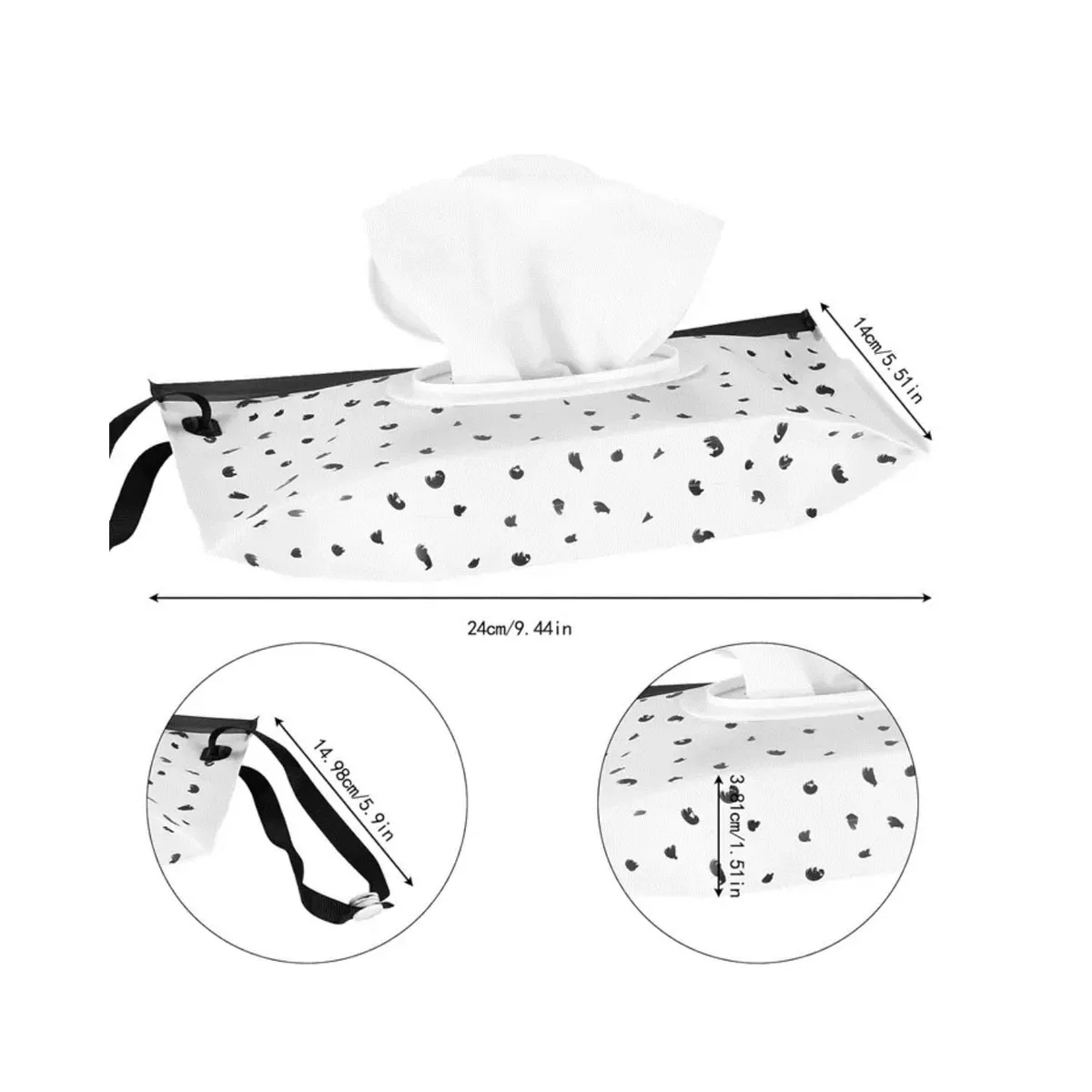 GENERICO - Porta Toallitas Humedas Tipo Sombritas