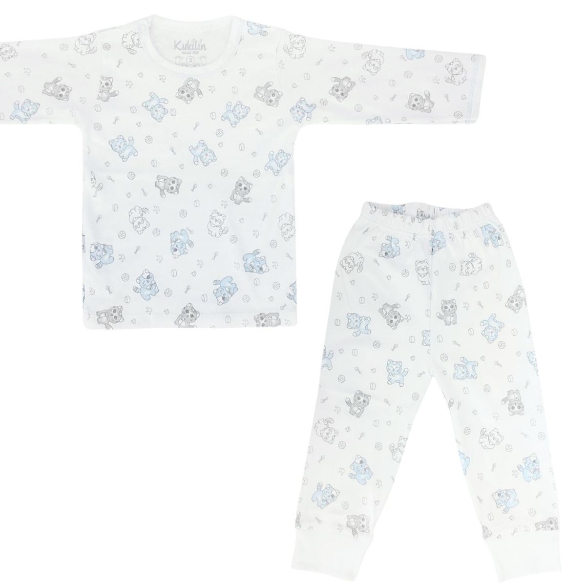 GENERICO - Pijama Bebé Niño - Algodon - Los Gatitos