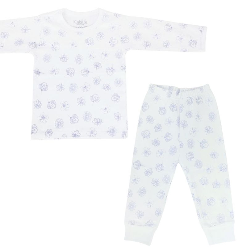 GENERICO - Pijama Bebe Niña - Algodon - Flores V