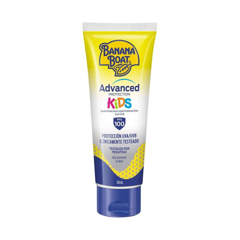 BANANA BOAT - Protector Solar Advanced Sport Kids SPF100 Frasco 118ml