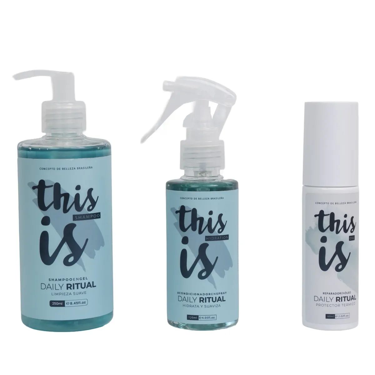 THIS IS MOUSSE - Pack Capilar THIS IS Shampoo 250ml Oil 60ml Hydration 120ml