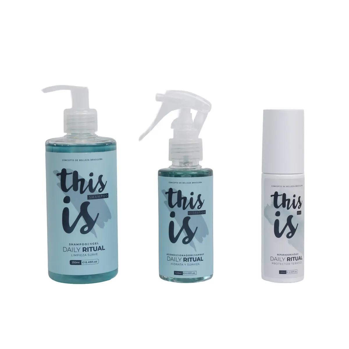 THIS IS MOUSSE - Pack Capilar THIS IS Shampoo 250ml Oil 60ml Hydration 120ml