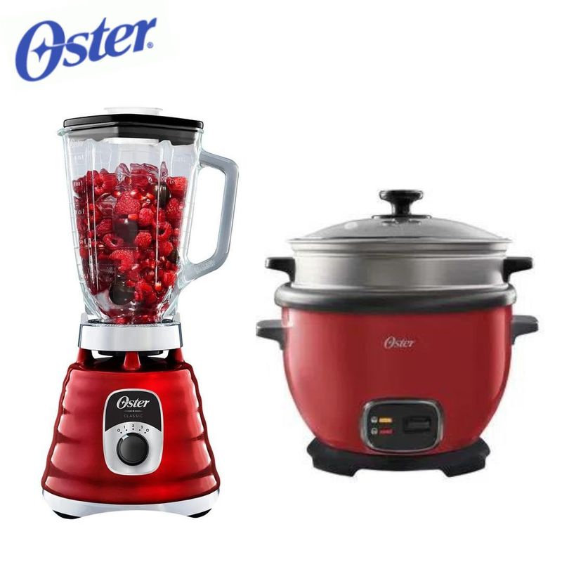 OSTER - Combo Oster Licuadora 3Vel + Arrocera 1.8 Lts