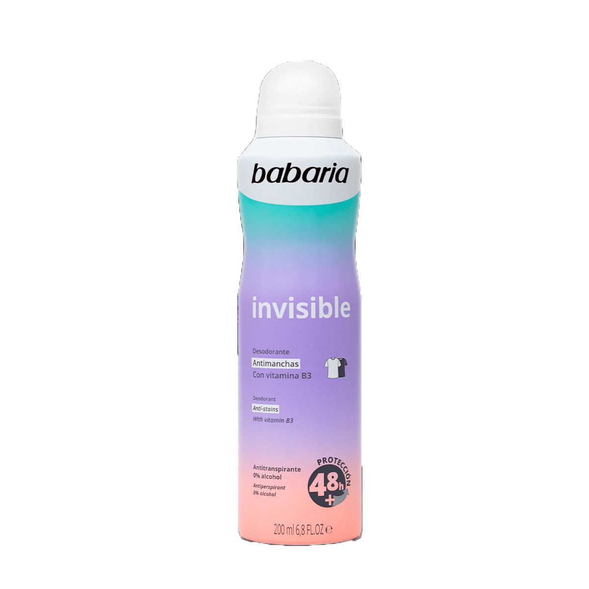 BABARIA - Desodorante Spray 200ml Invisible Babaria