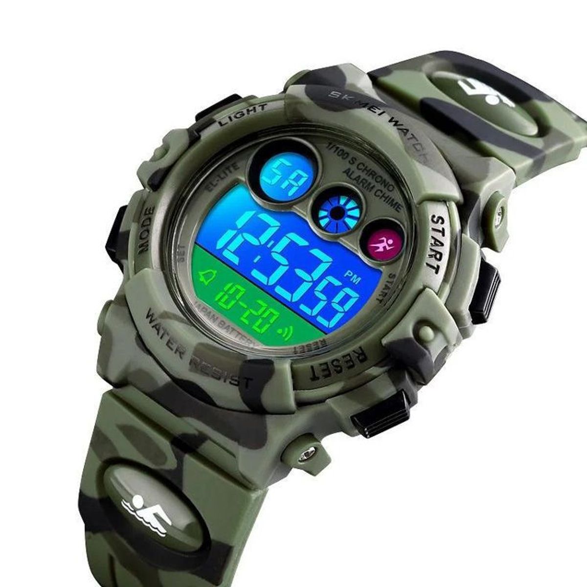 SKMEI - Skmei - Reloj Digital 1547CMGN para Niño