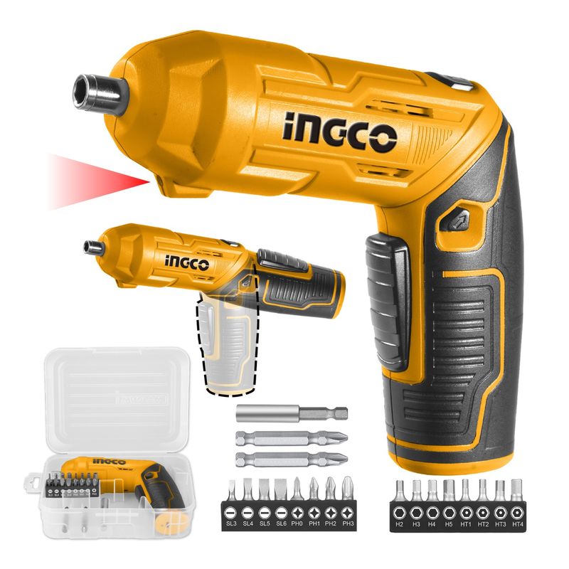 INGCO TOOLS - Atornillador 4v profesional Ingco