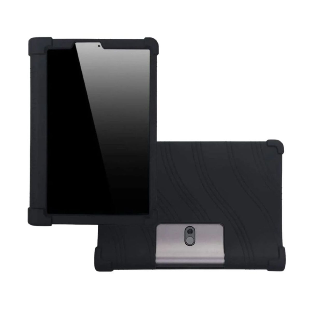 FUNDAANTIGOLPES - Funda Silicona Negro para tablet Lenovo Yoga Smart Tab