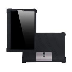 Funda De Silicona Con Soporte Para Lenovo Yoga Pro K606 (13 Pulgadas) - Carcasa Protectora Antigolpes, Antideslizante Y Lavable - Color Negro - Esquinas Reforzadas