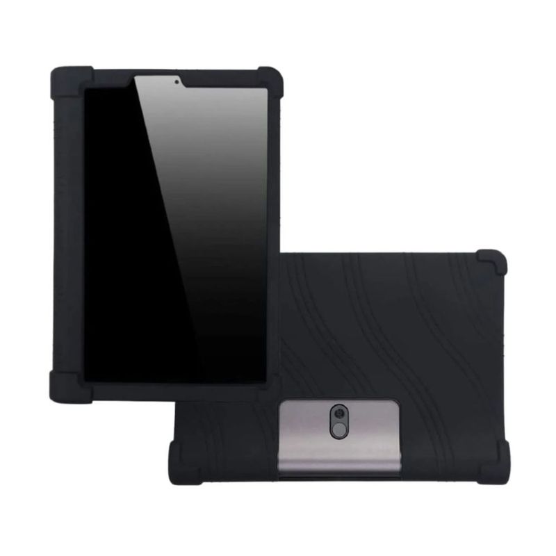 FUNDAANTIGOLPES - Funda Silicona Negro para tablet Lenovo Yoga Smart Tab