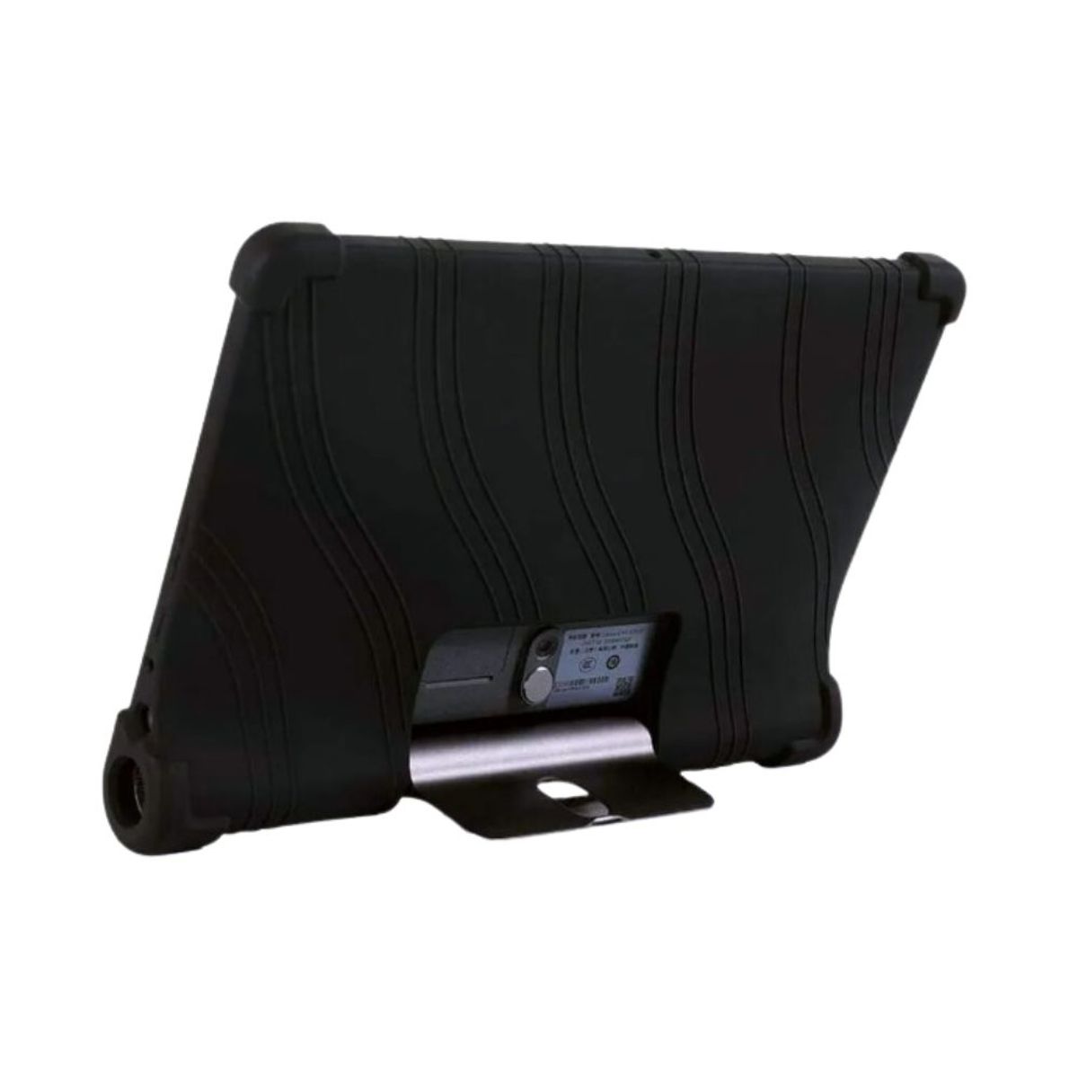 FUNDAANTIGOLPES - Funda Silicona Negro para tablet Lenovo Yoga Smart Tab