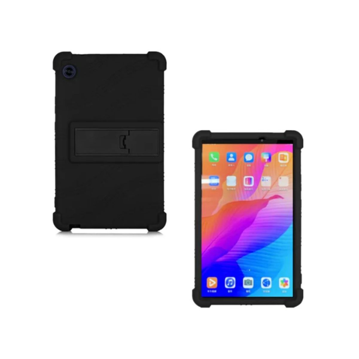 FUNDAANTIGOLPES - Funda Silicona Negro para tablet Huawei MatePad T8