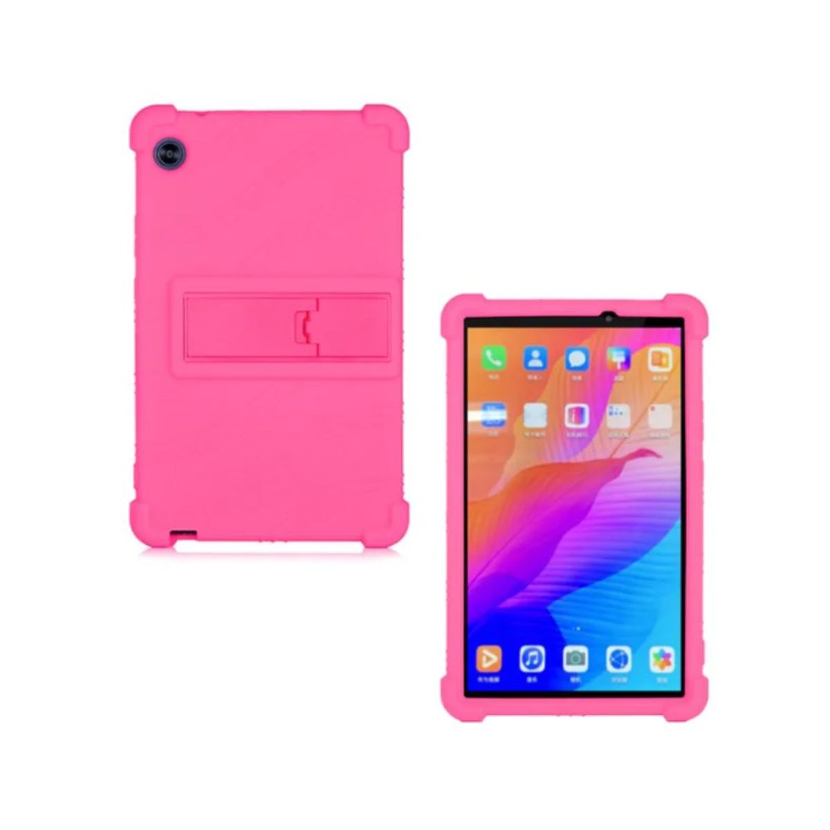 FUNDAANTIGOLPES - Funda Silicona Fucsia para tablet Huawei MatePad T8