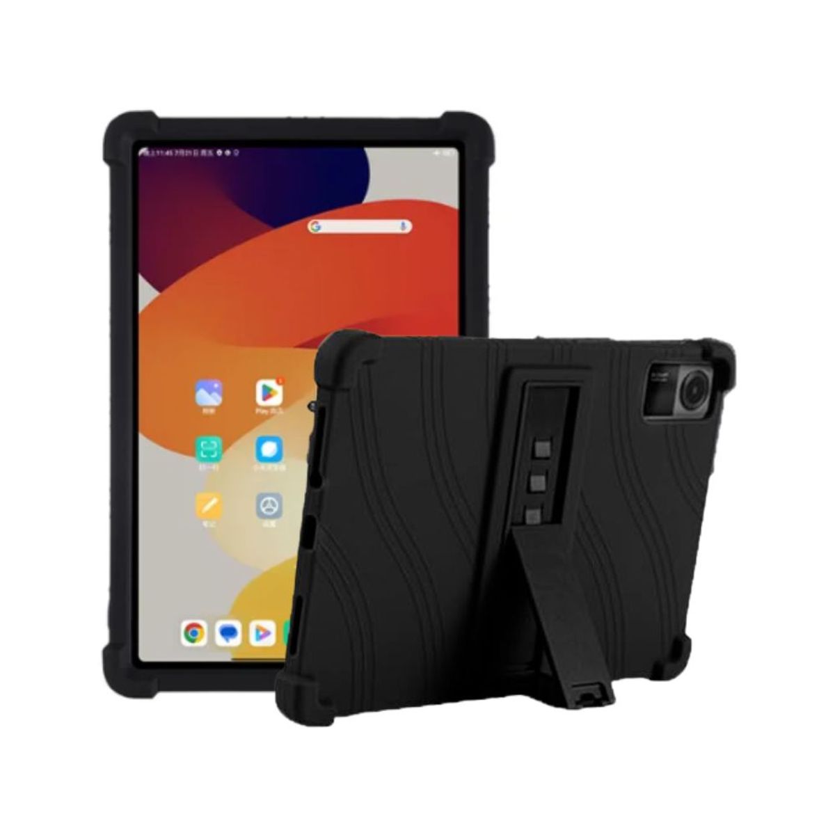 FUNDAANTIGOLPES - Funda Silicona Negro para tablet Xiaomi Redmi Pad SE