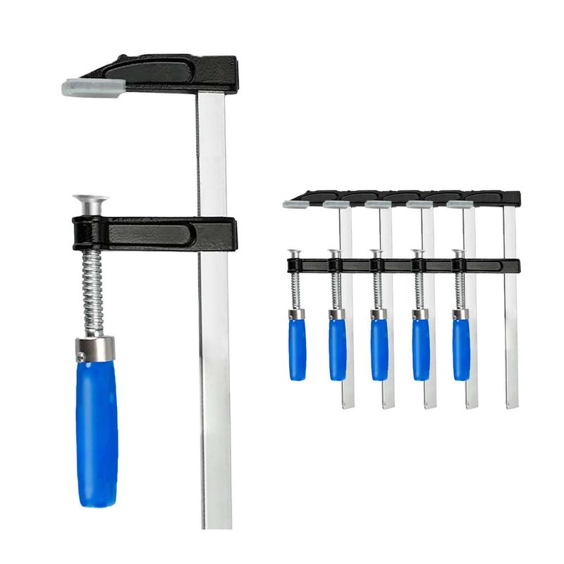 GENERICO - PRENSA SARGENTO X5 TIPO F ABRAZADERA 80 x 250MM X 5