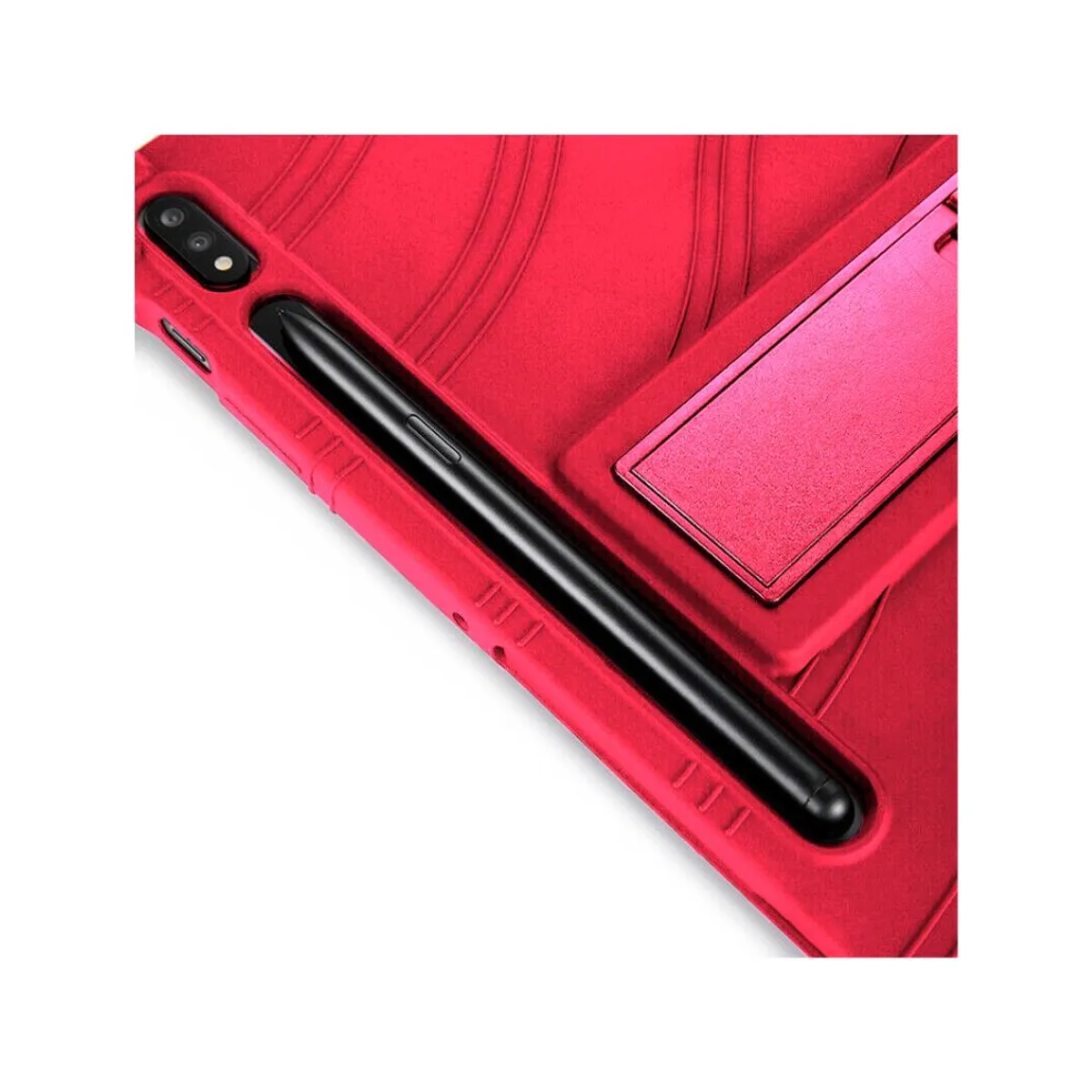 FUNDAANTIGOLPES - Funda de Silicona para Samsung Galaxy Tab S7 FE - Fucsia