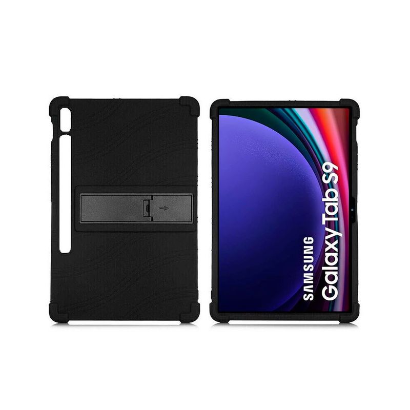 FUNDAANTIGOLPES - Funda de Silicona para Samsung Galaxy Tab S9 - Negro