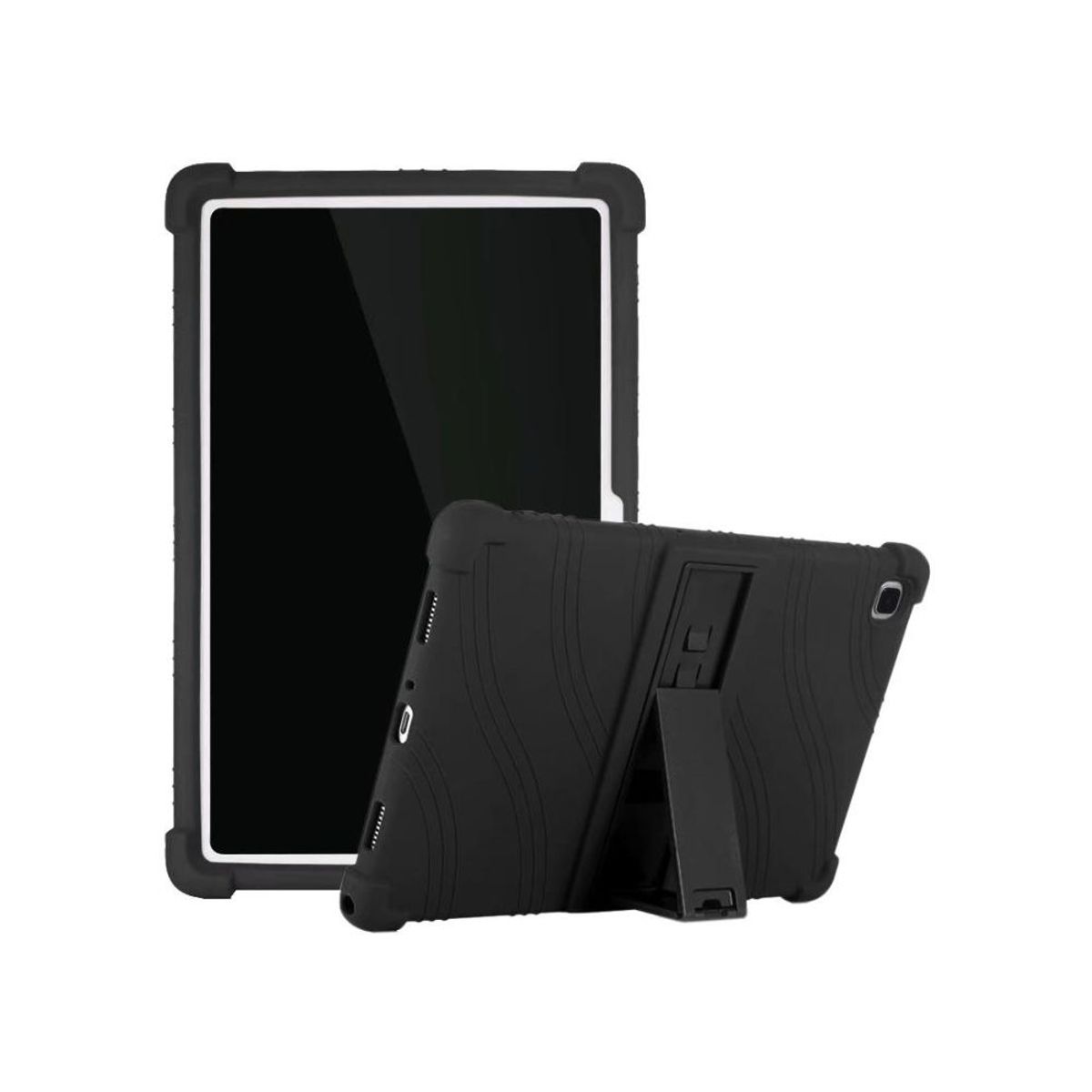 FUNDAANTIGOLPES - Funda de Silicona para Samsung Galaxy Tab T500 - A7 2020 - Negro