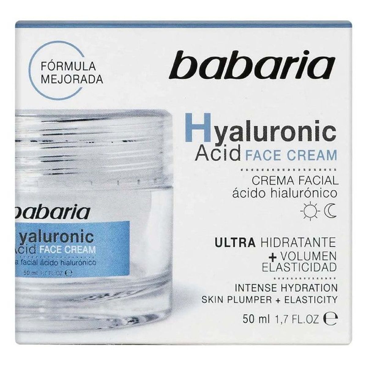 BABARIA - Crema Facial Ácido Hialurónico Babaria