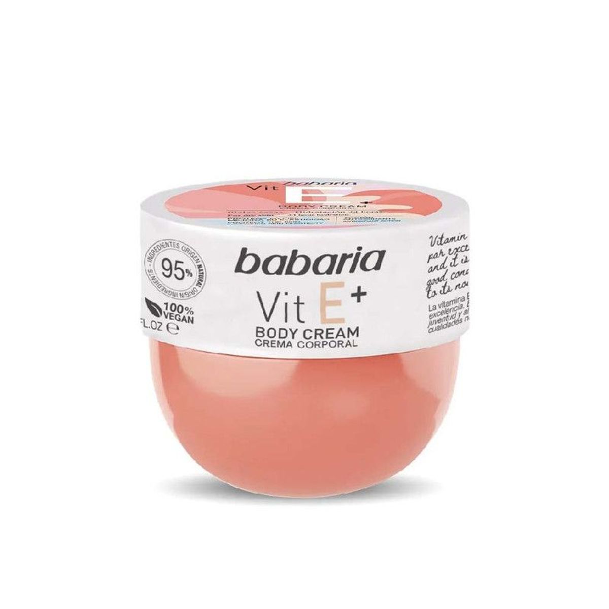 BABARIA - Crema Corporal con Vitamina E Babaria 400ml