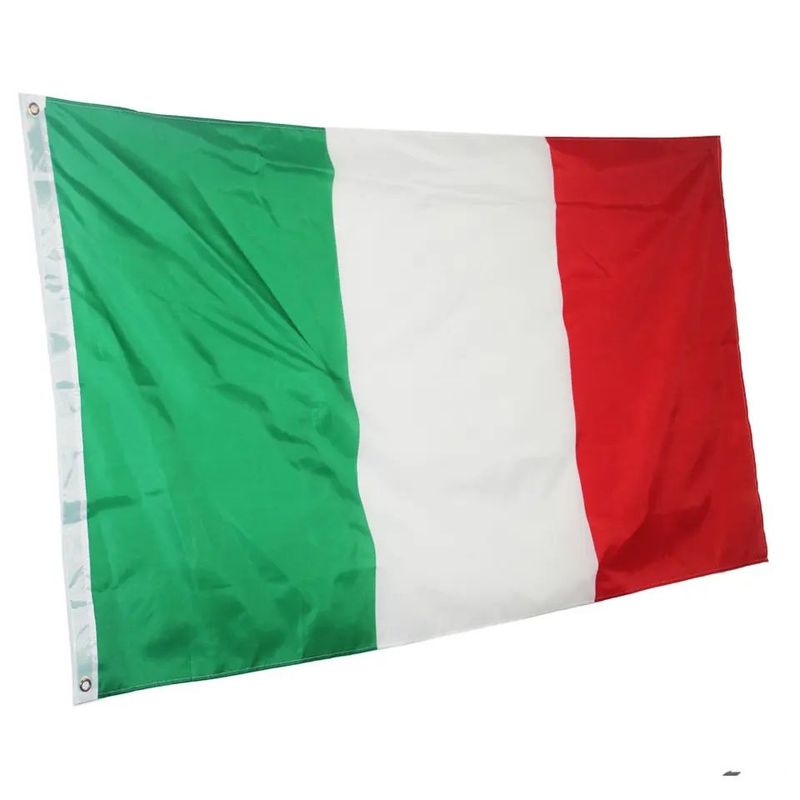 GENERICO - Bandera De Italia Cm 60 X 90 cm calidad  A1