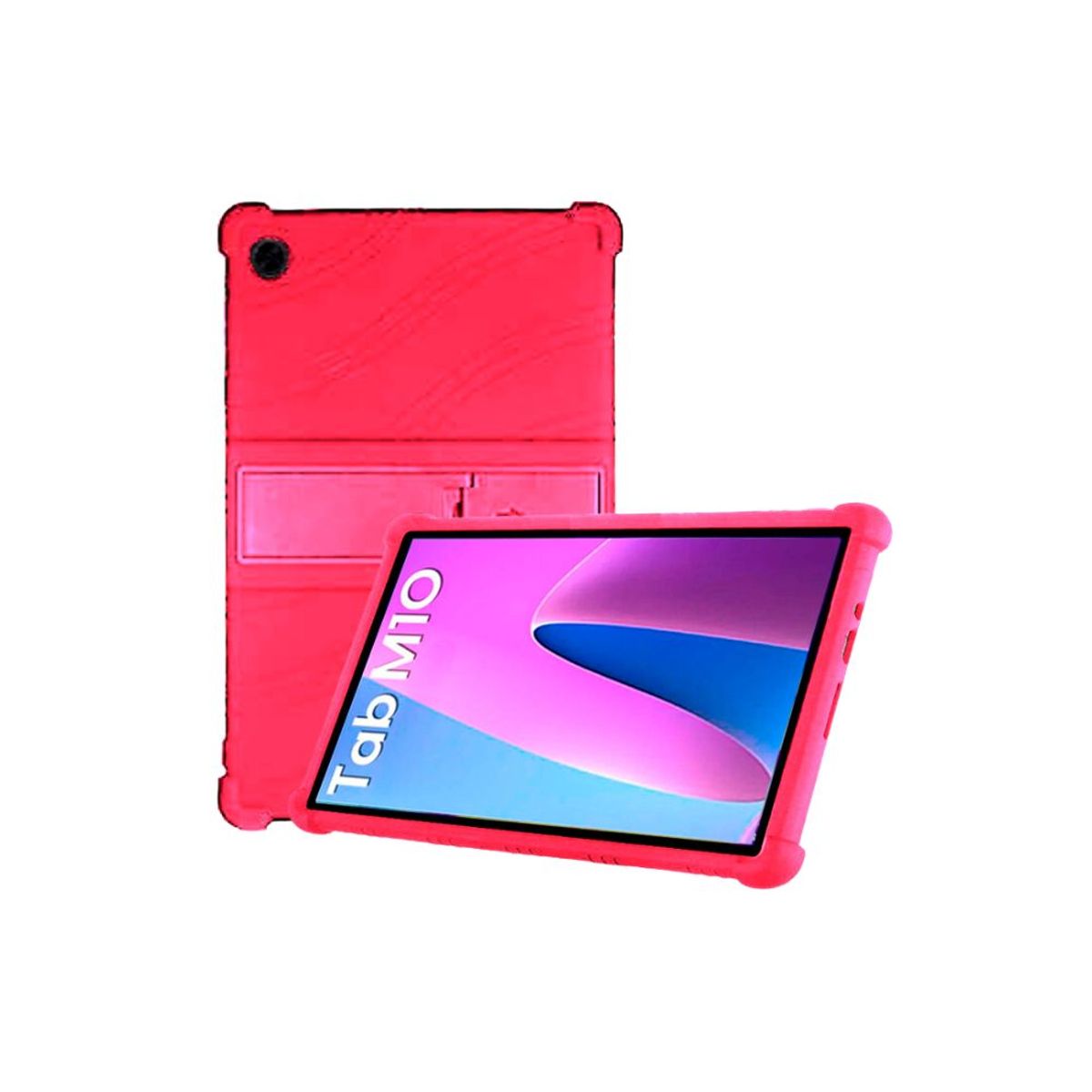 FUNDAANTIGOLPES - Funda de Silicona para Lenovo Tab M10 - Fucsia