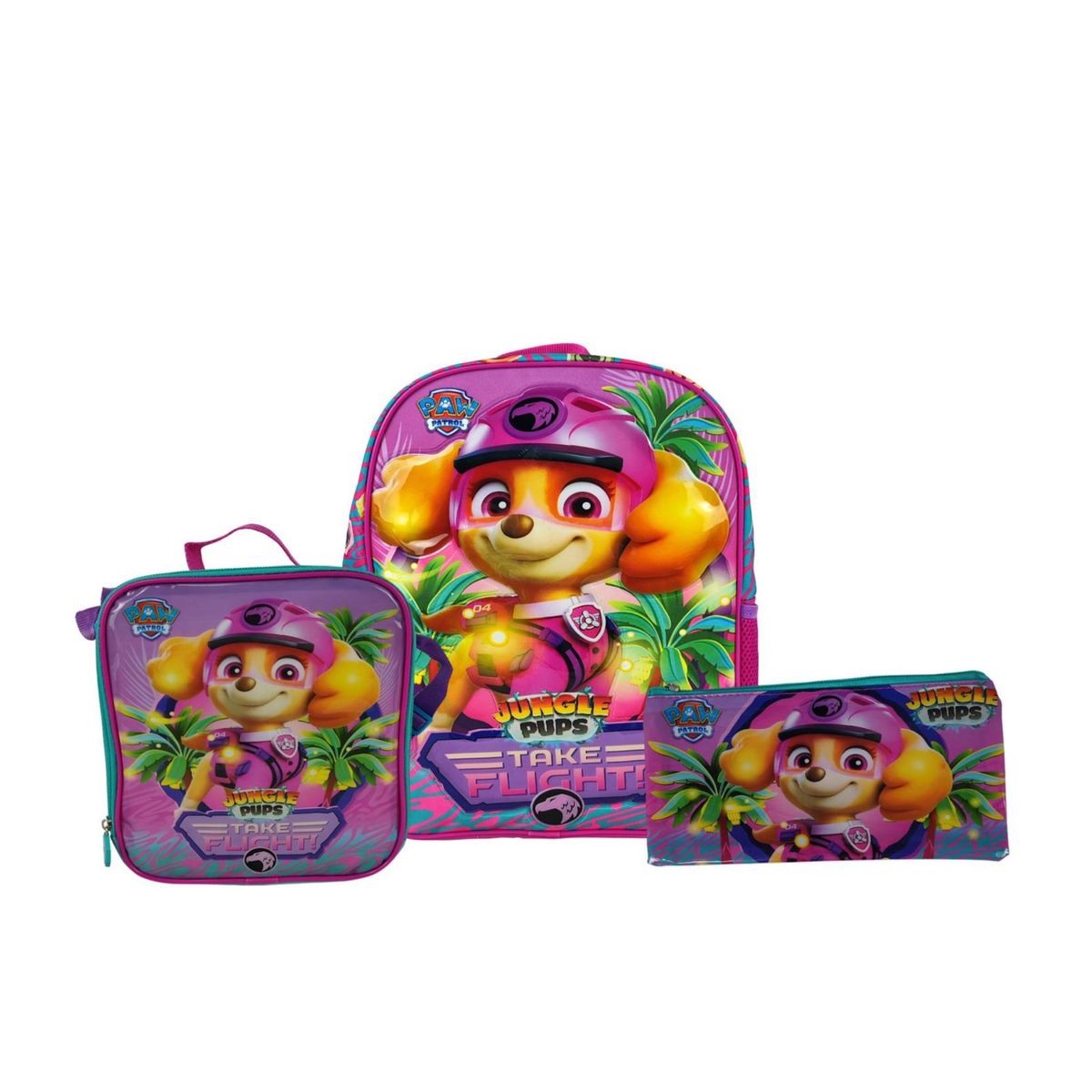 SCOOL - Set mochila oficio lonchera y cartuchera Paw Patrol
