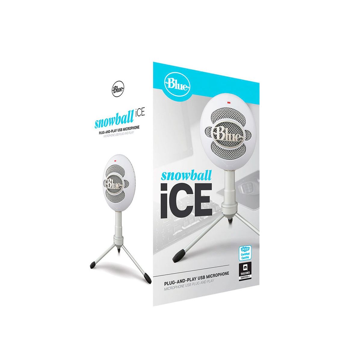 BLUE - Microfono Blue Snowball Ice-Usb Cardioid White