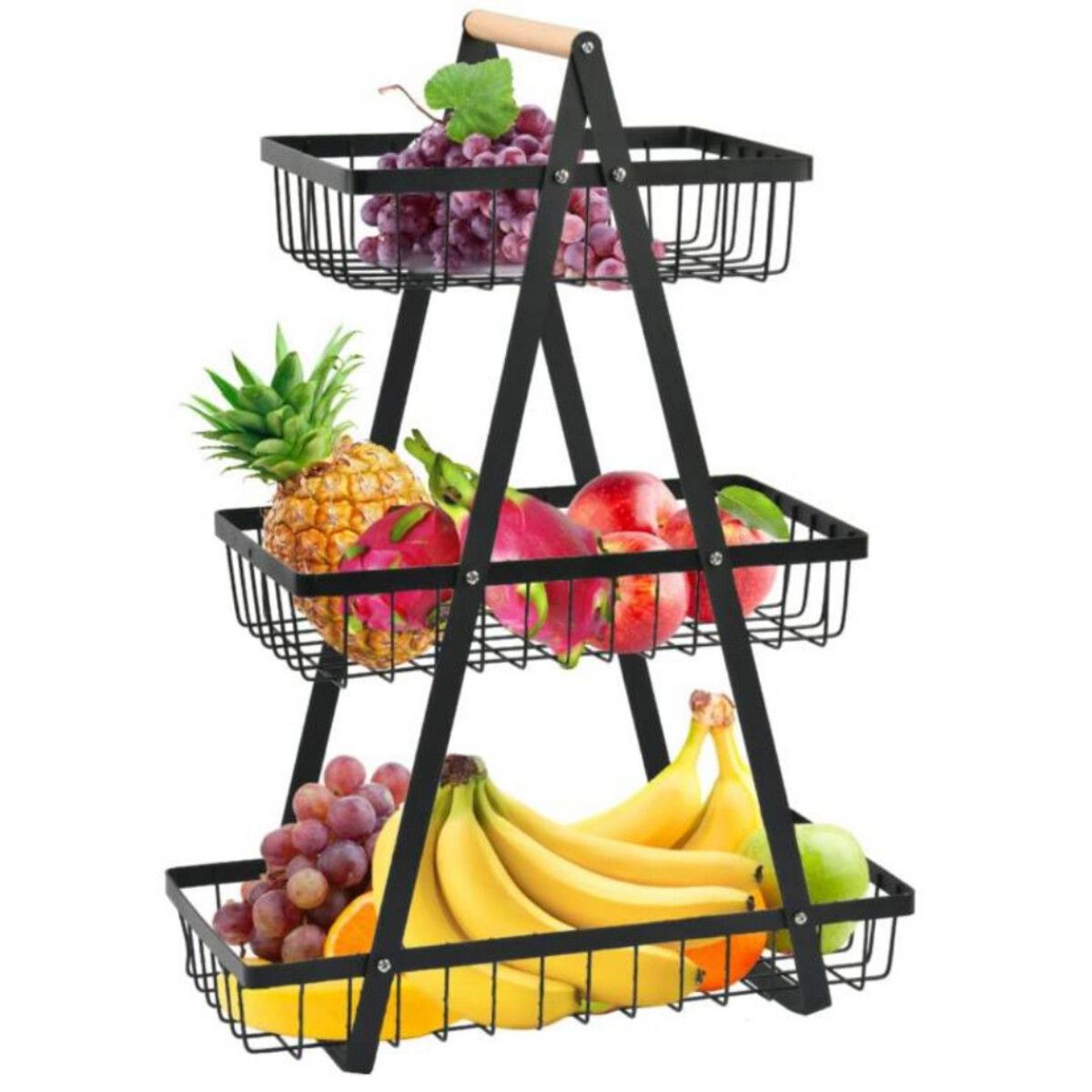 GENERICO - Frutero de 3 Niveles Moderna