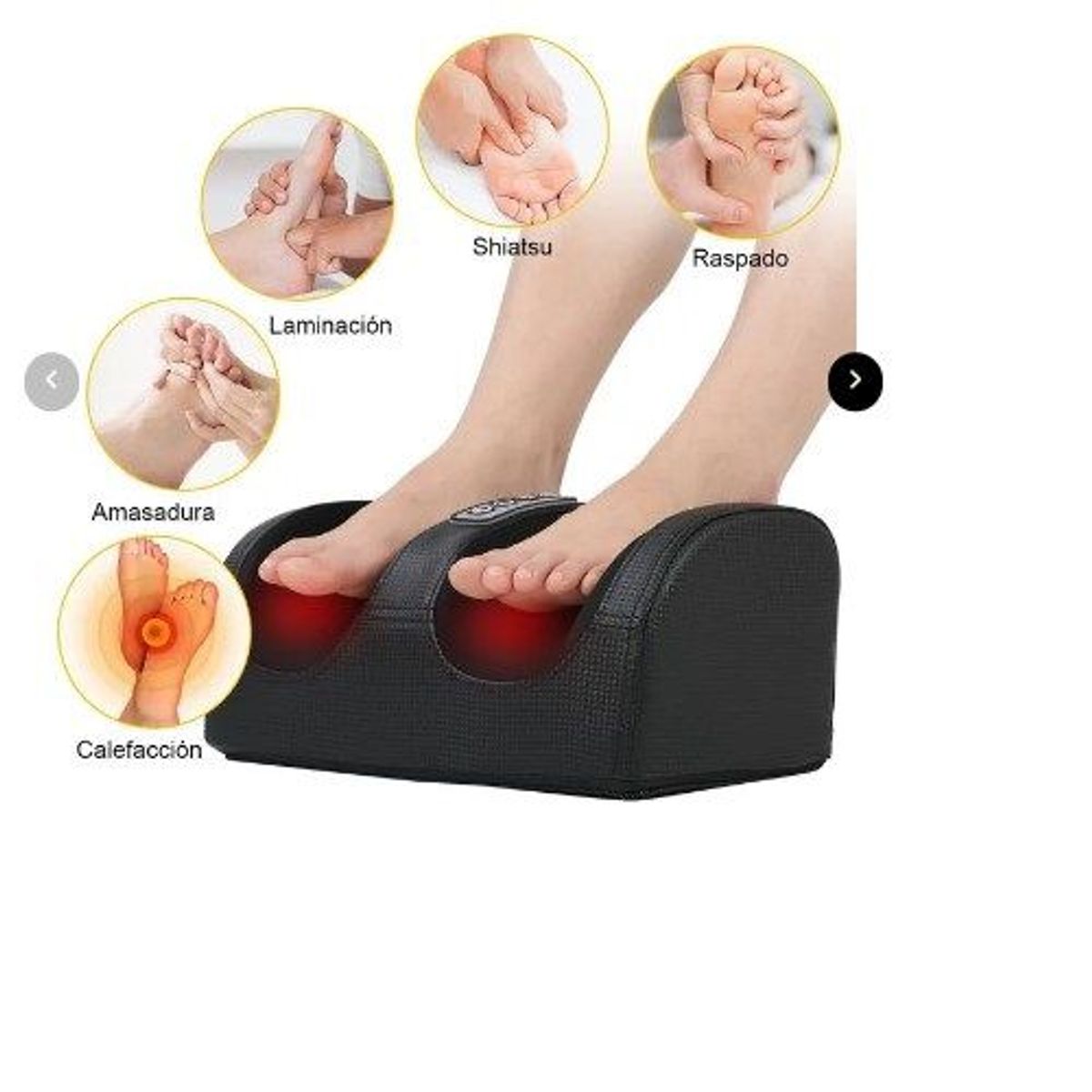 GENERICO - Masajeador de Pies Relajación y Circulación Shiatsu Alivia Fatiga