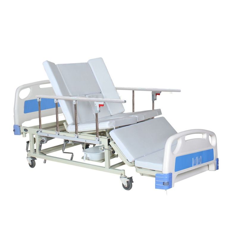 FIRST CARE - Cama Clínica Manual 4 posiciones y Silla Cardiaca