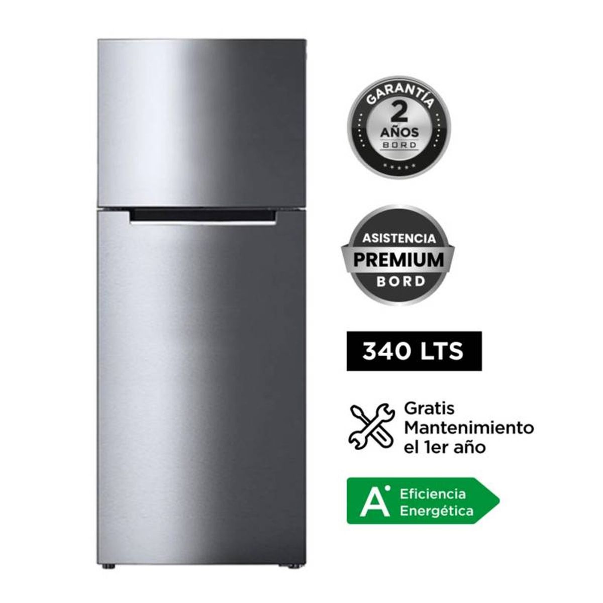 BORD - Refrigeradora Bord No frost 347LT RE340NFI-H