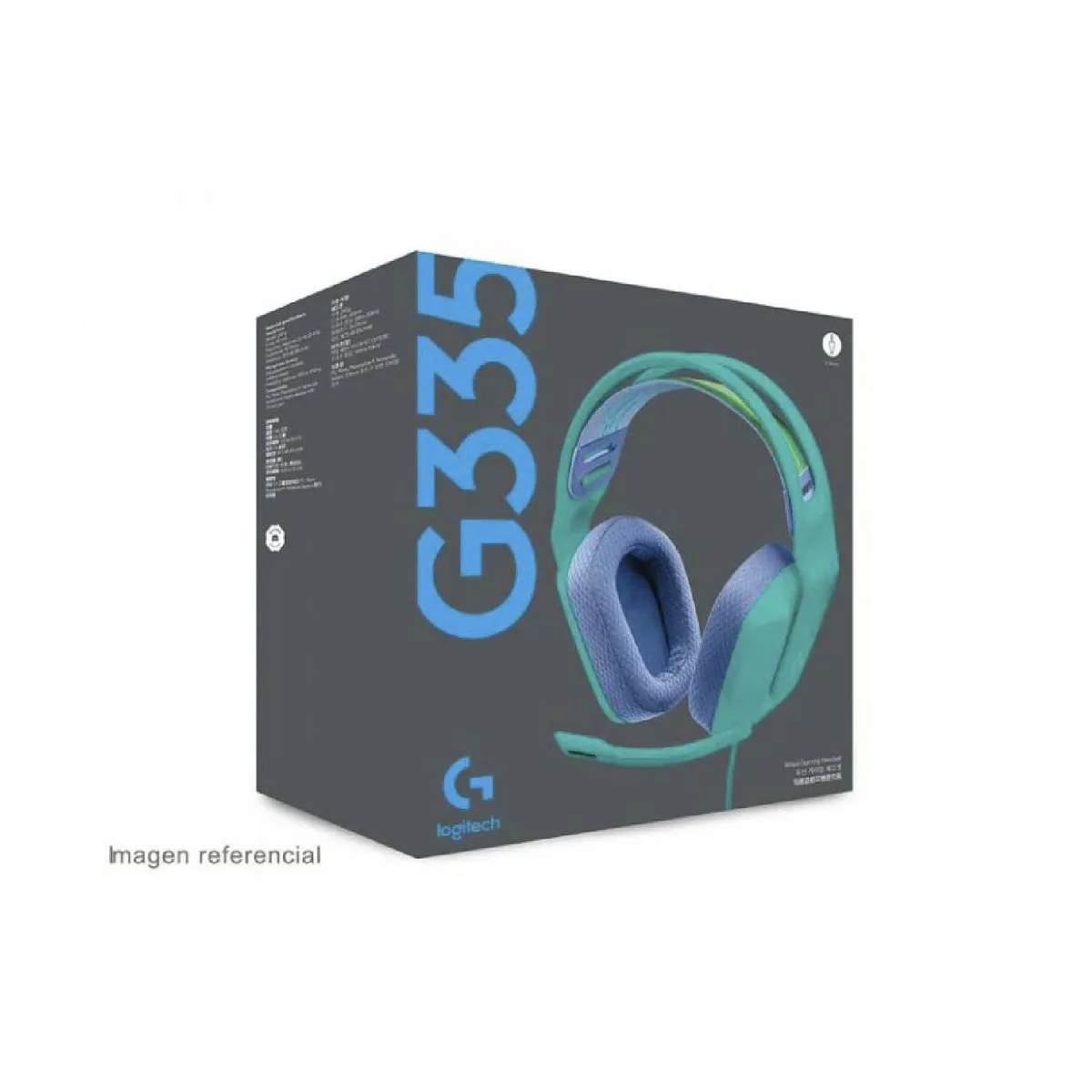 LOGITECH - Audífono con micrófono Gamer Logitech G335 Menta