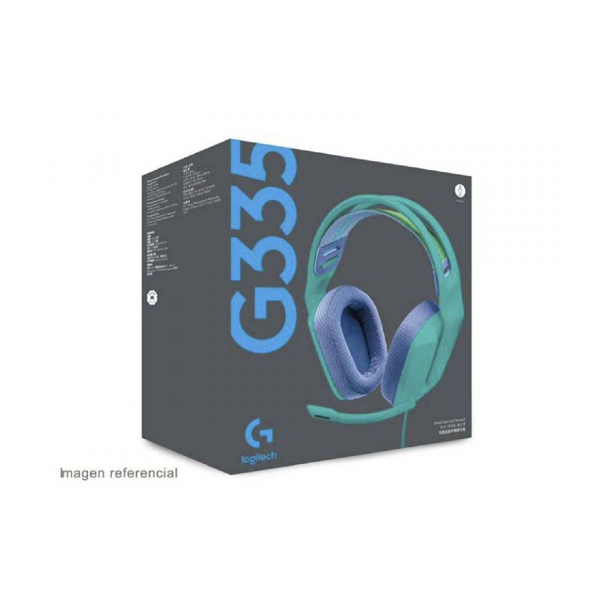 LOGITECH - Audífono con micrófono Gamer Logitech G335 Menta