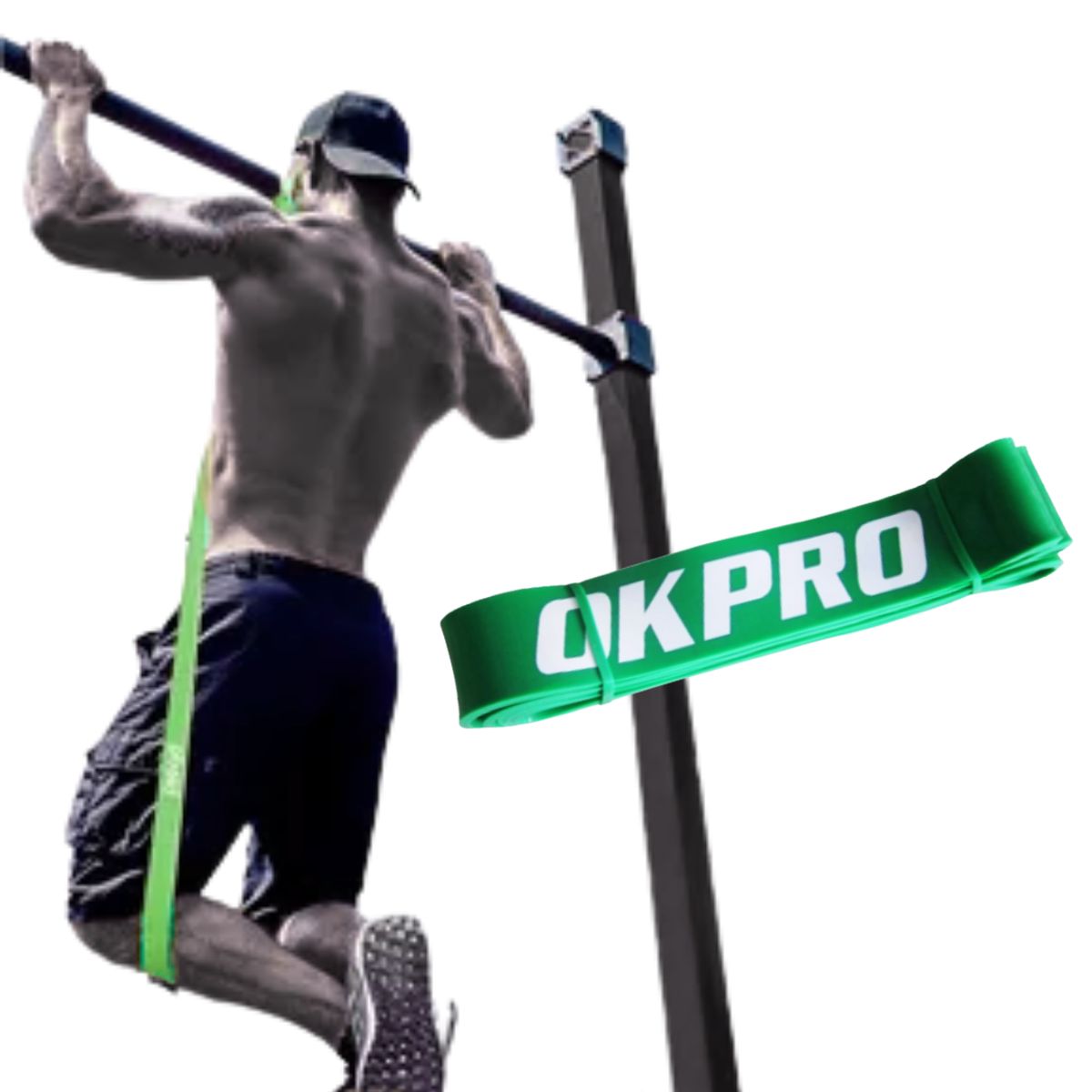 MARCA - Banda Crossfit Resistencia Verde Okpro