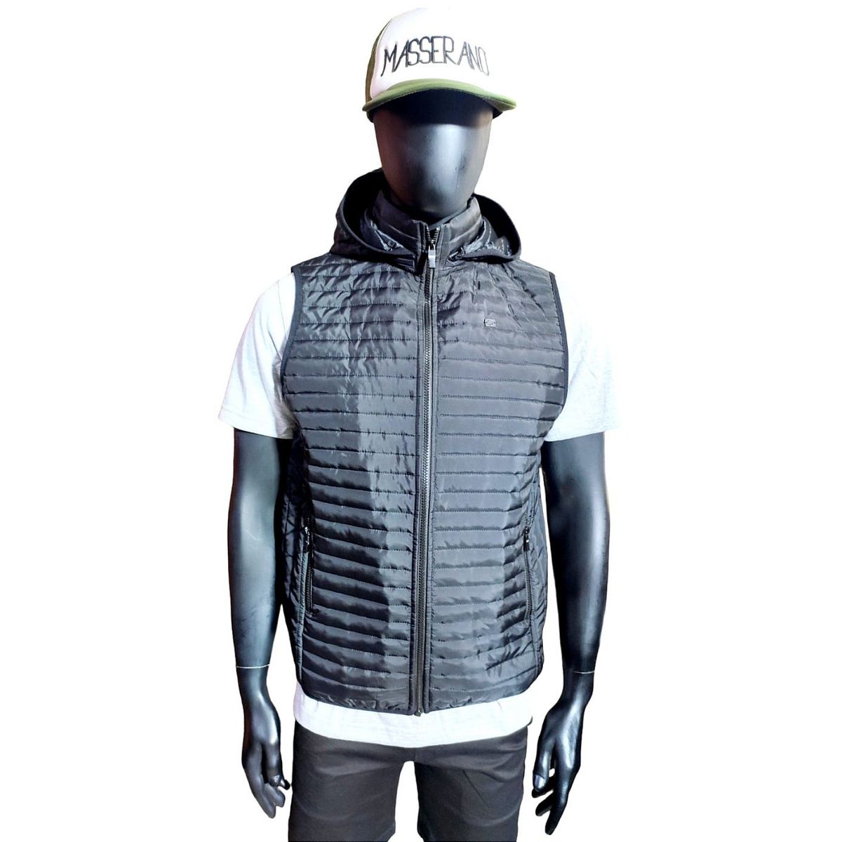 MASSERANO - chaleco capucha  hombre  MASSERANO