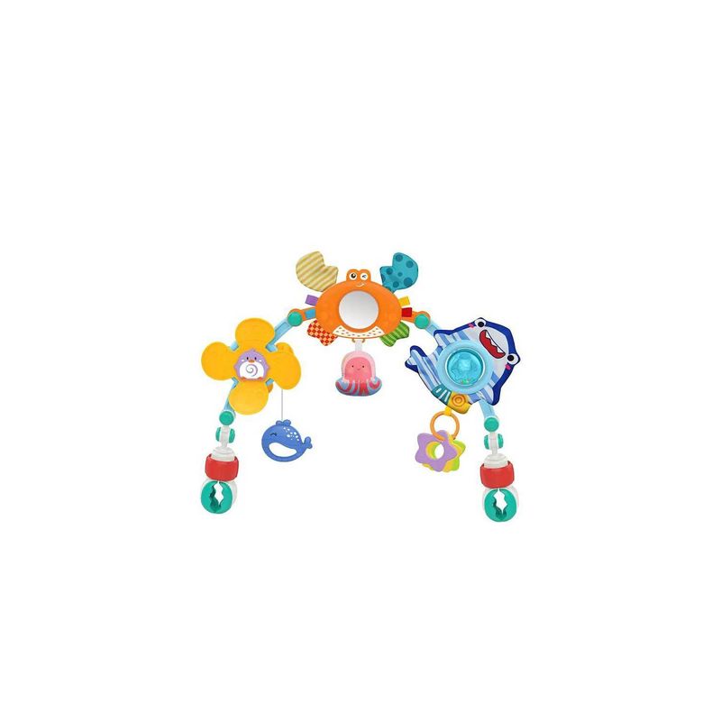 GENERICO - Arco de Sonajeros móviles de arcoíris para el coche cuna - Generico