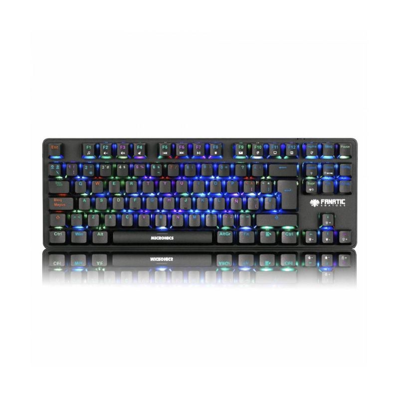 MICRONICS - Teclado Mecánico Micronics Fanatic Kratoss FK1008 RGB Tenkeyless