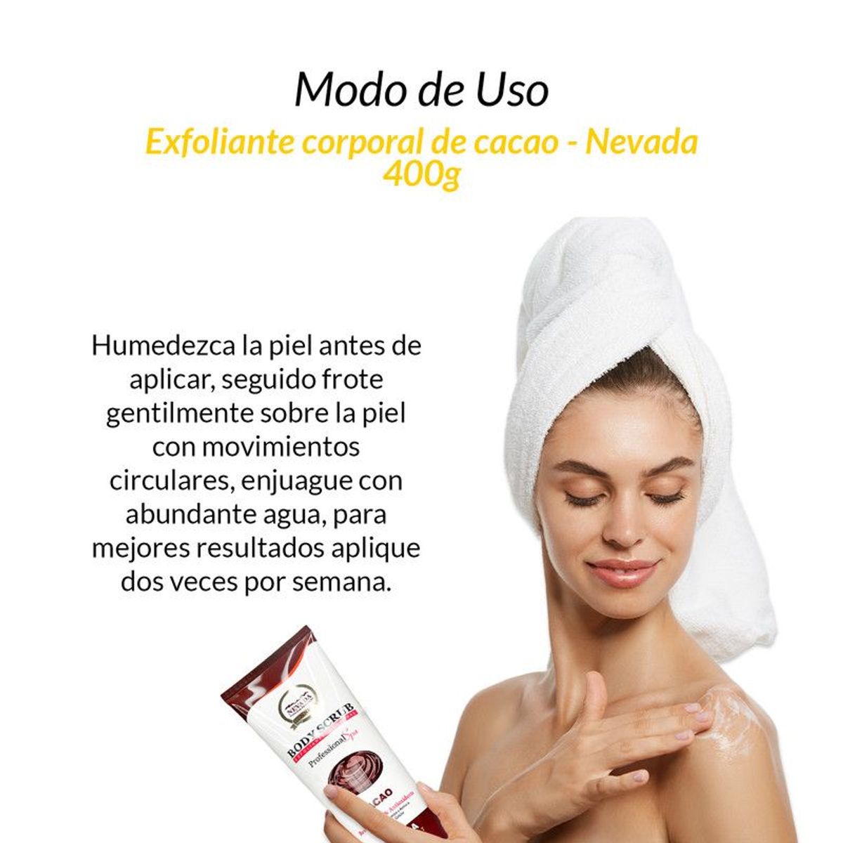 NEVADA NATURAL PRODUCTS - Exfoliante corporal de cacao 400g - Nevada