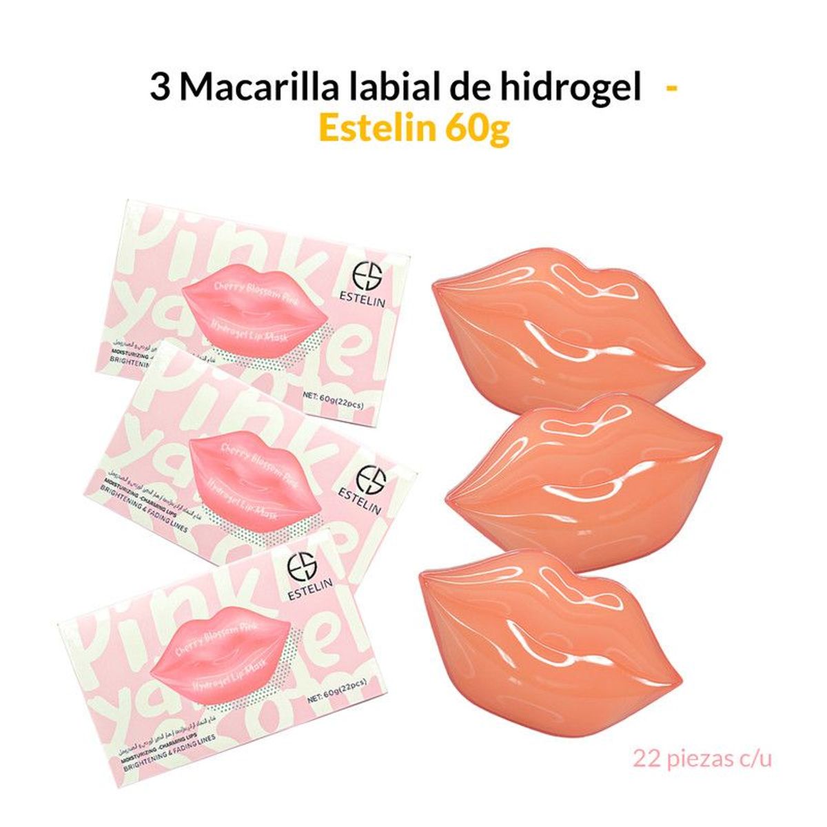 GENERICO - 3 Macarilla labial de hidrogel 60g – Estelin