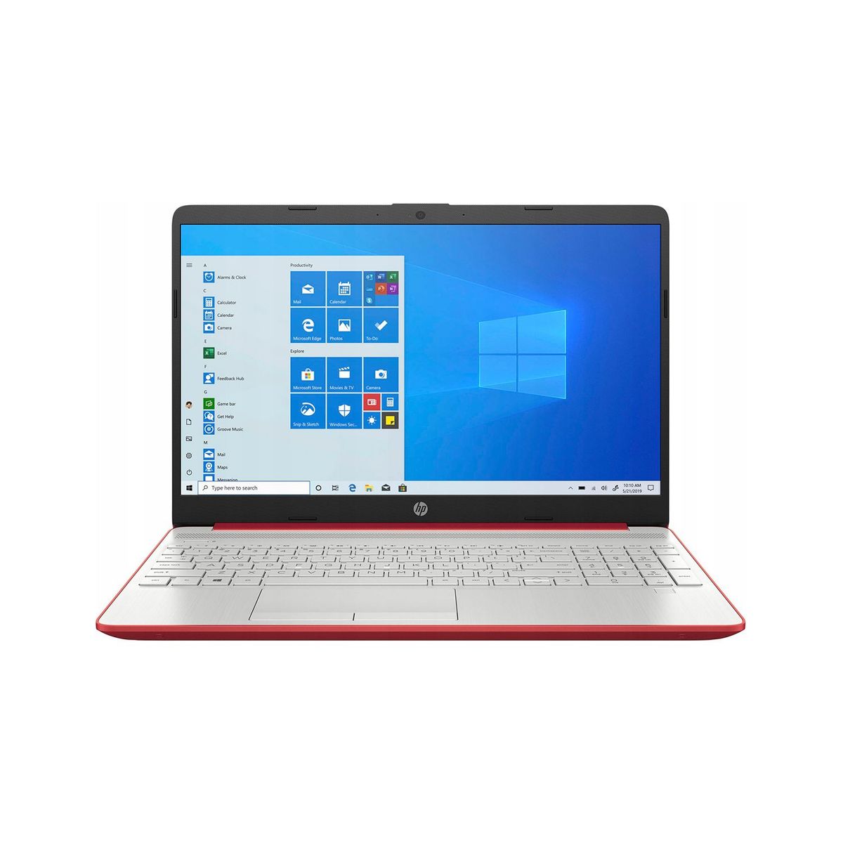 HP - Laptop HP 15-DW0083 156 Pentium 4GB128GB SSD - Scarlet Red