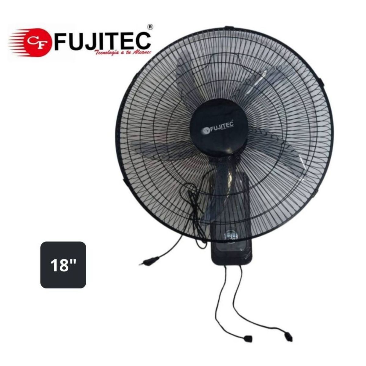 FUJITEC - VENTILADOR DE PARED FUJETEC 18 PULGADAS 75w