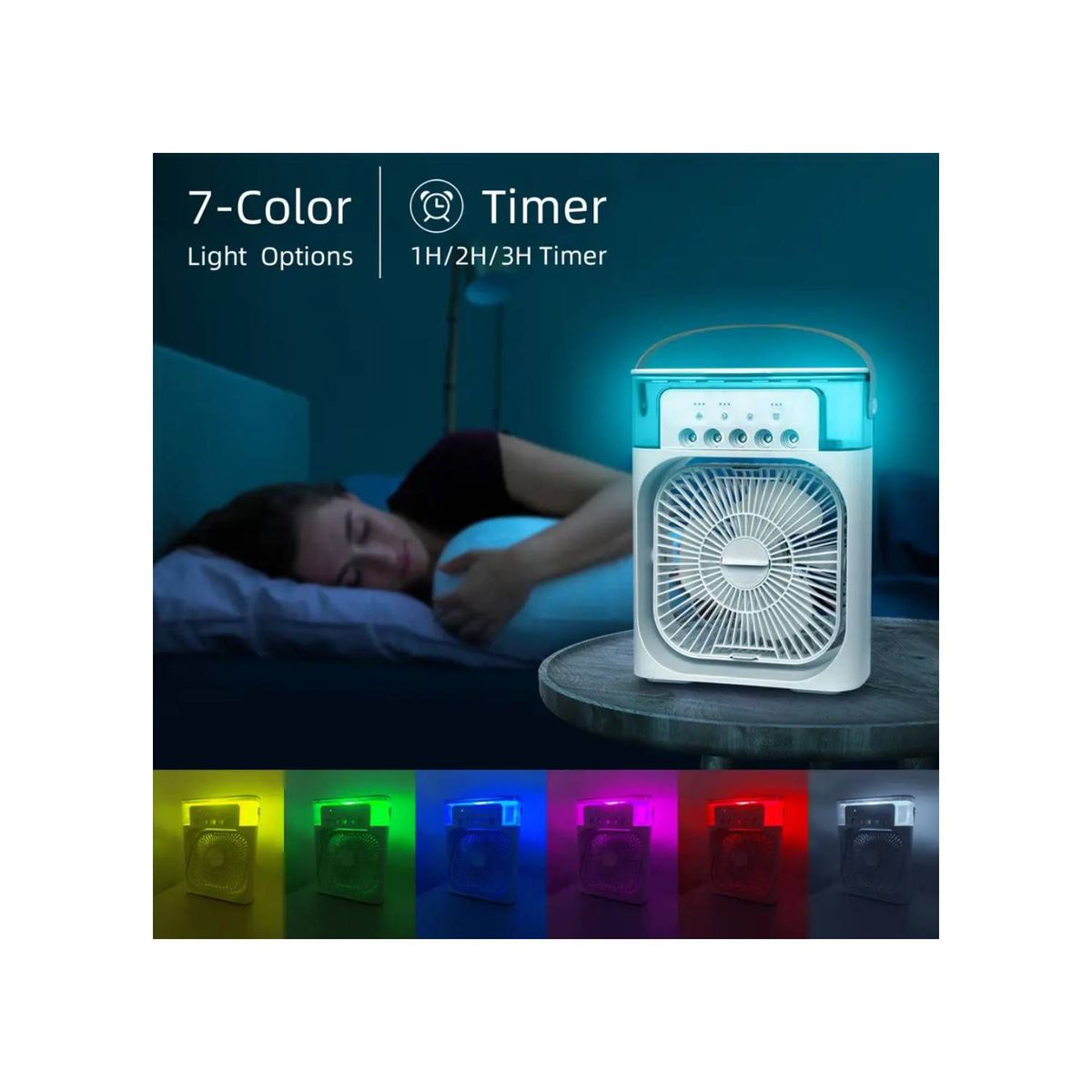 GENERICO - ventilador Enfriador Aire 3 en 1 Portatil Humidificador