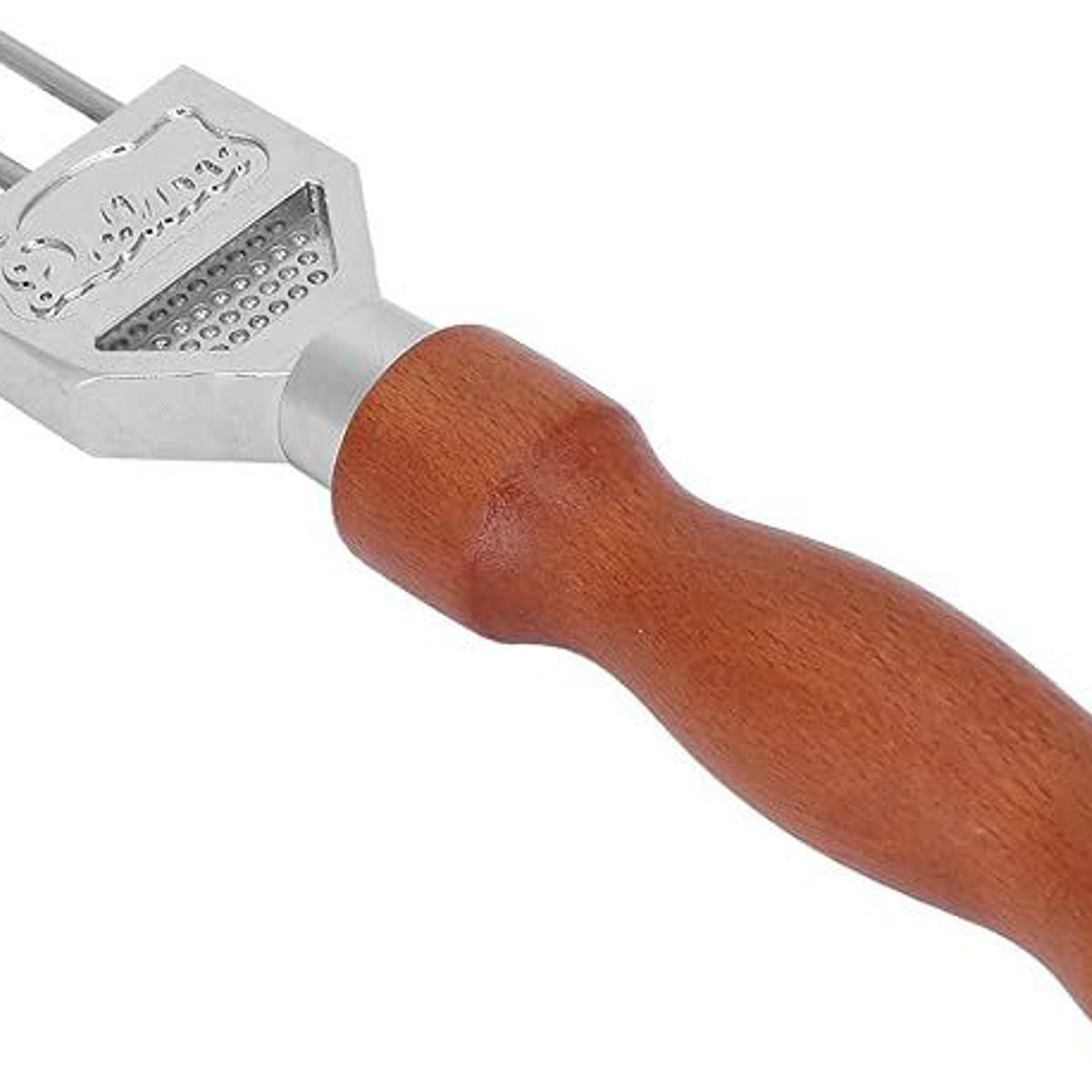 GENERICO - Picador de hielo modelo trinche de acero inoxidable y madera