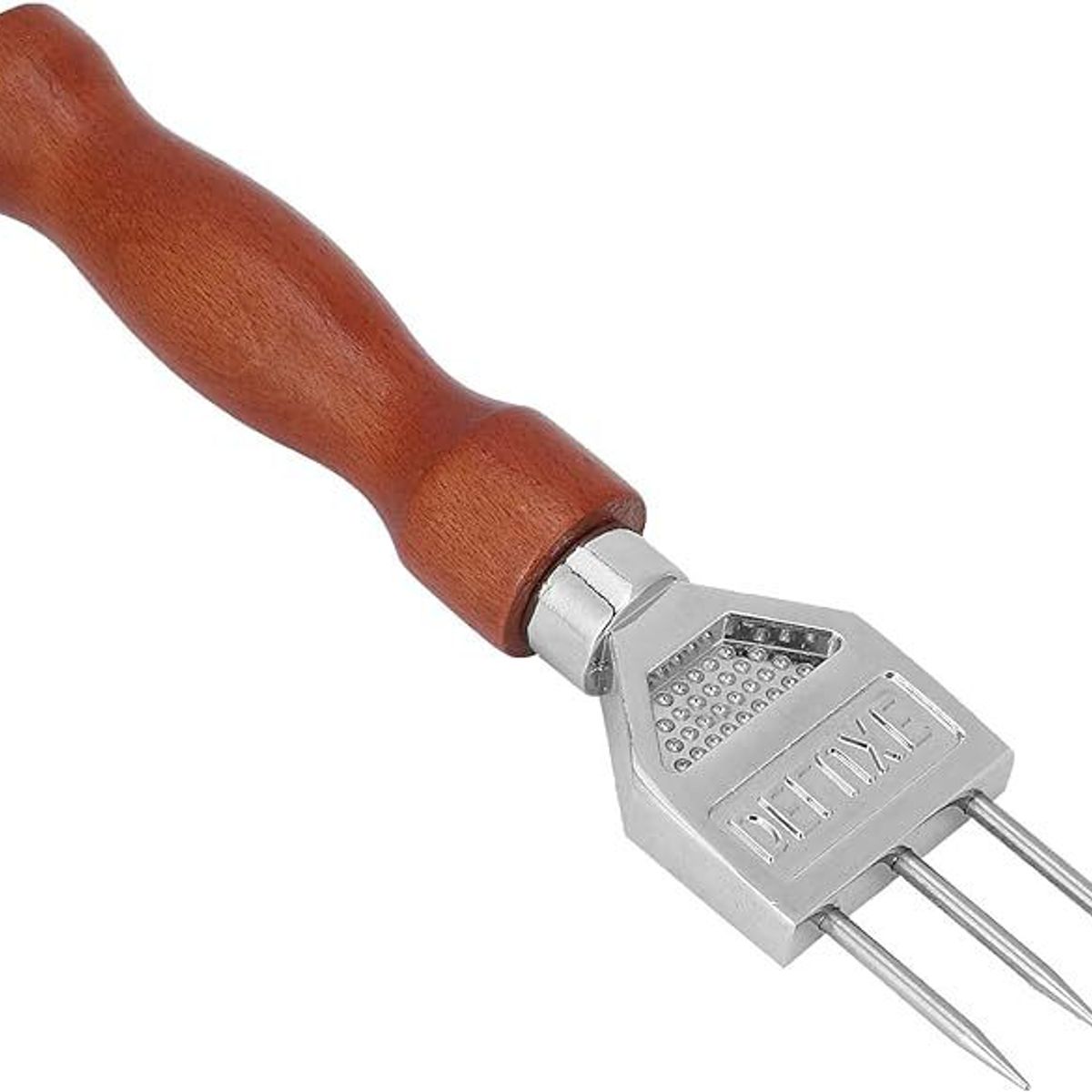 GENERICO - Picador de hielo modelo trinche de acero inoxidable y madera