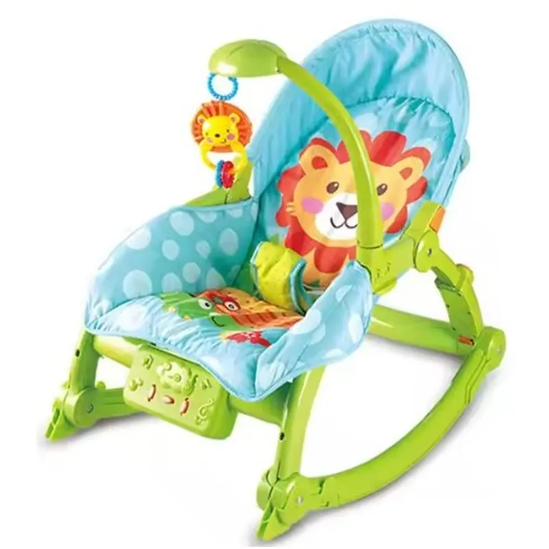 IDEAL - SILLA MECEDORA  MUSICAL VIBRADORA LAMPARA Y MESA MULTICOLOR