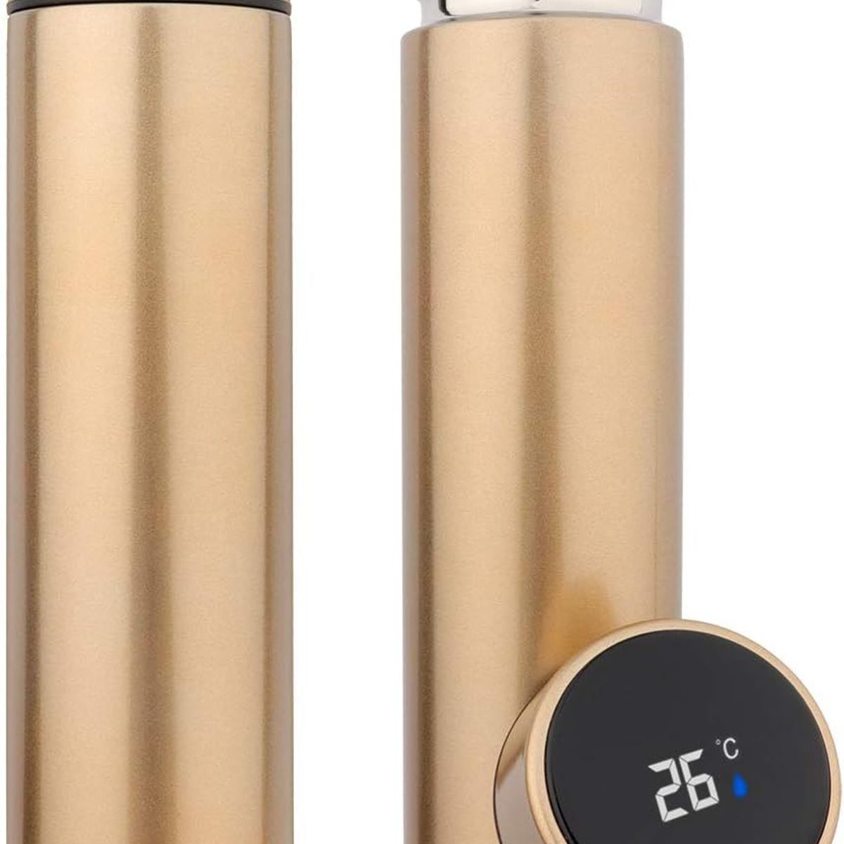 OEM - Botella de agua deportiva inteligente con pantalla LED de temperatura