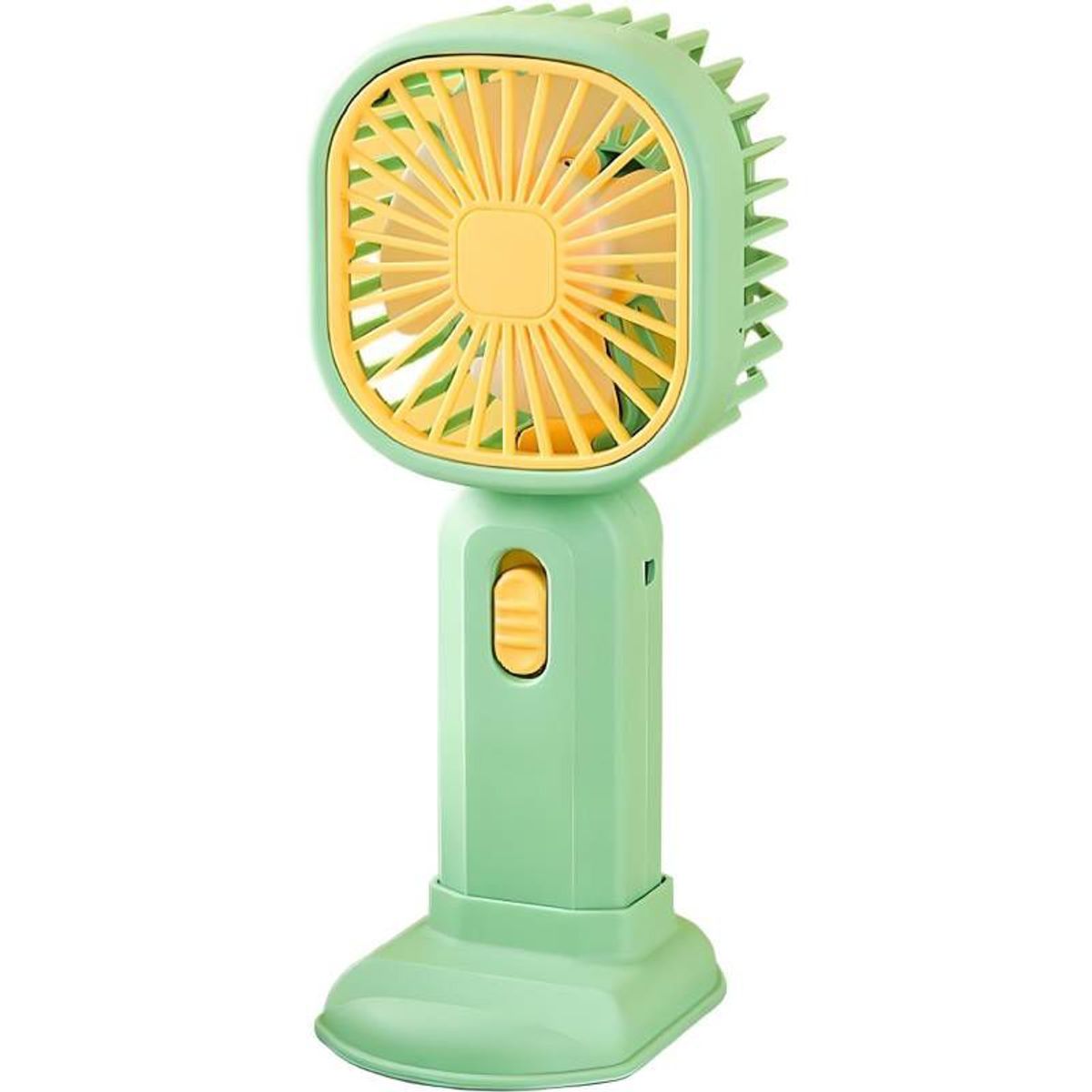 GENERICO - Ventilador de Mano con Soporte Para Teléfono