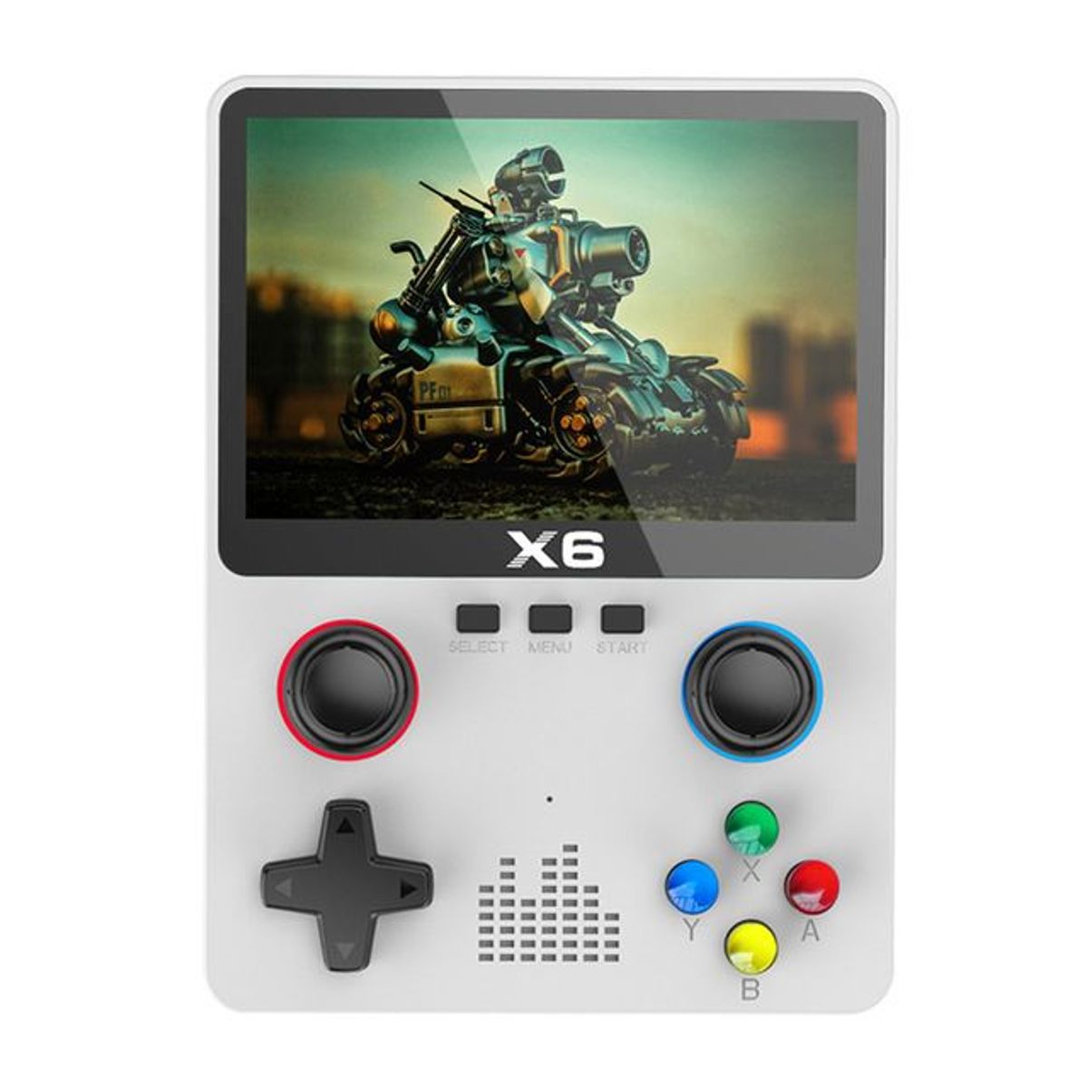 GENERICO - Mini consola de juegos X6 pantalla IPS compatible con 10000 juegos.