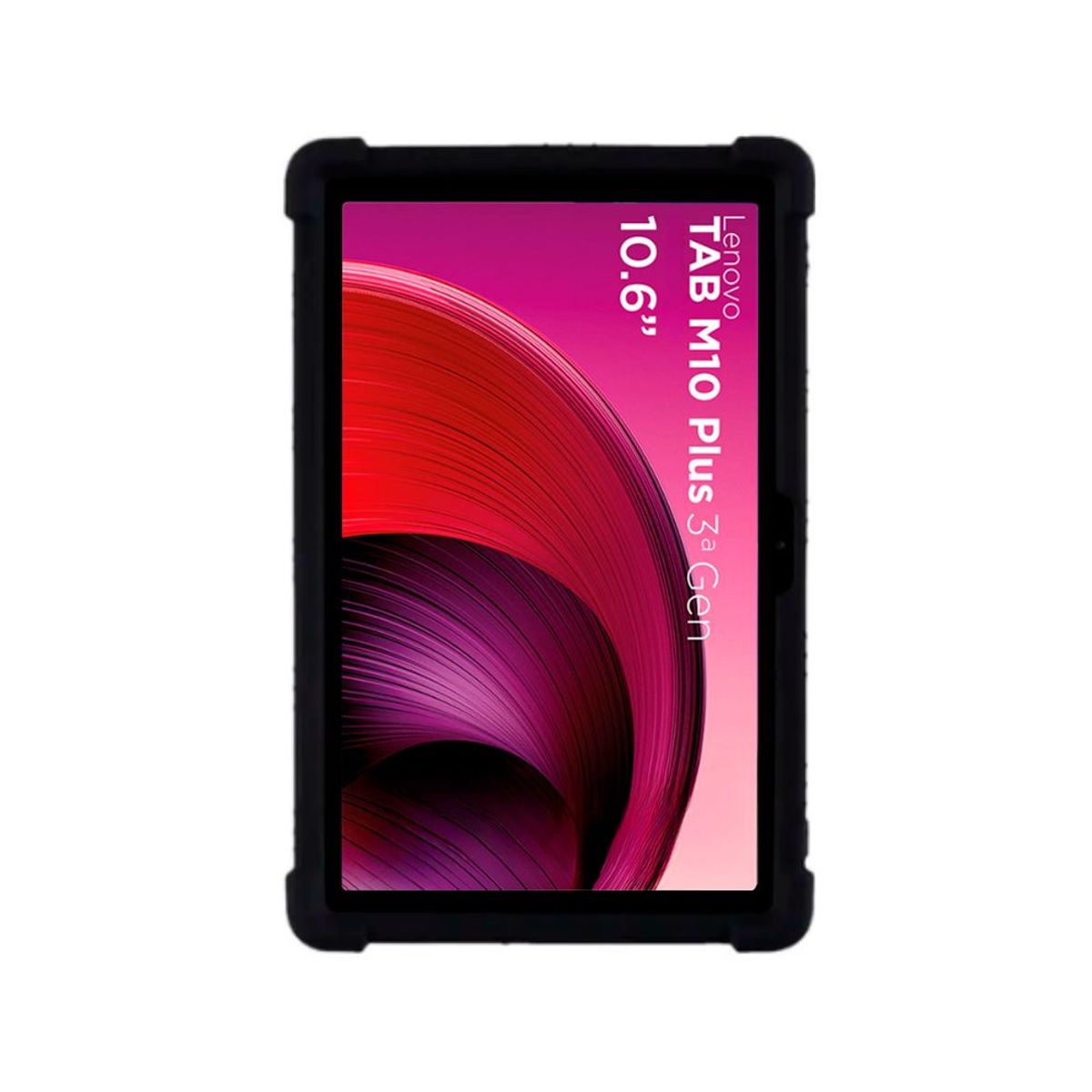 FUNDAANTIGOLPES - Funda de Silicona para Lenovo Tab M10 Plus 3ra Gen - Negro